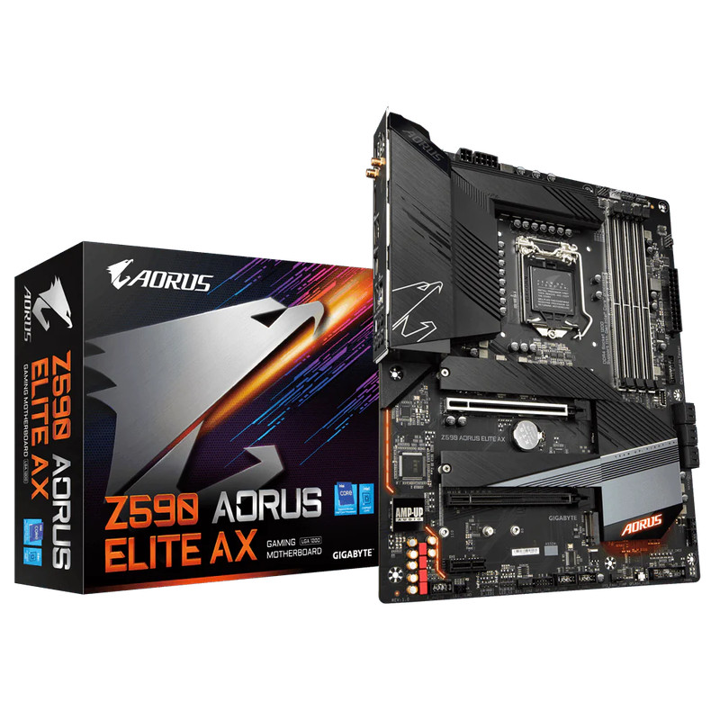 Gigabyte Aorus Z590 Elite AX - DDR4 LGA 1200 Intel Motherboard - اللوحة الأم